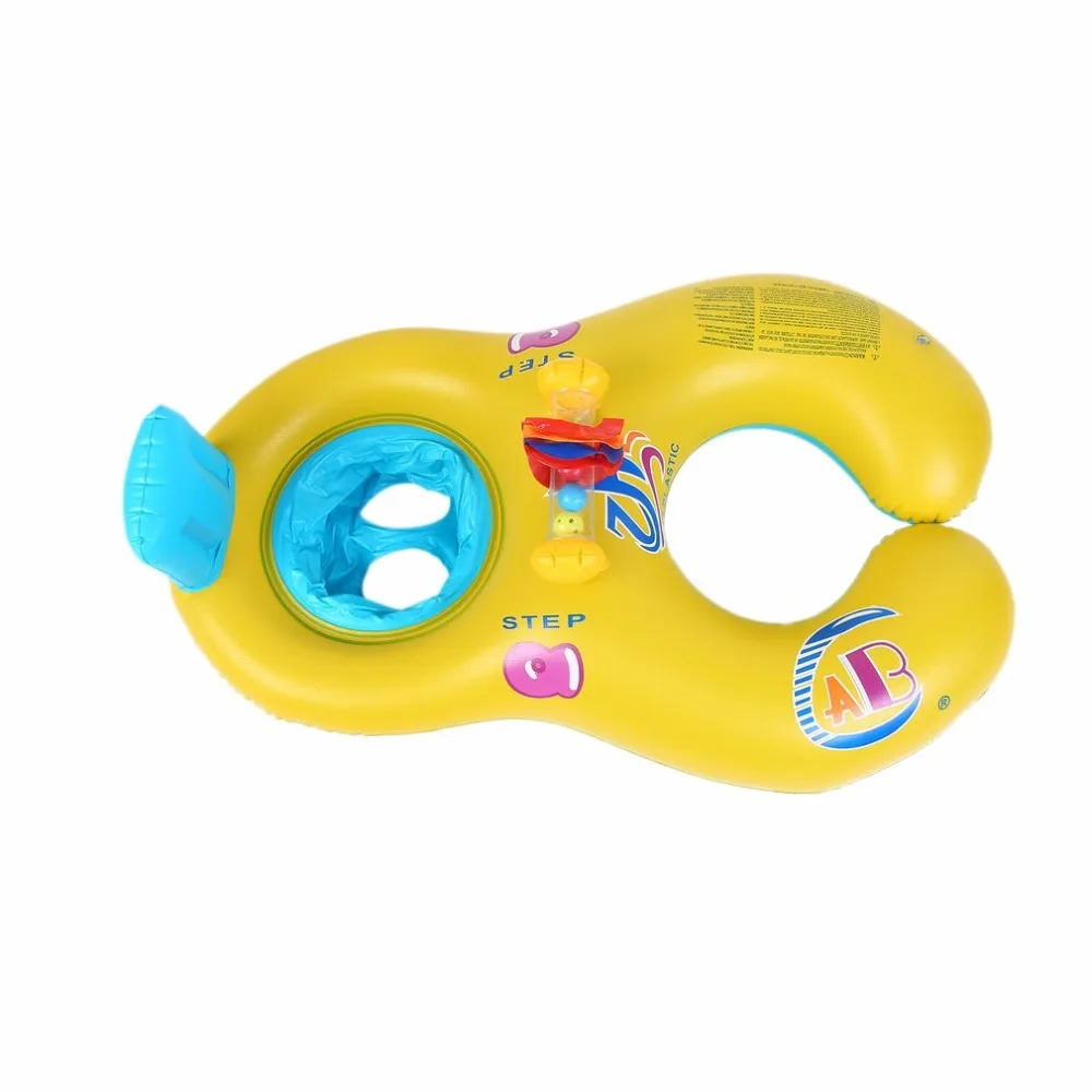 Baby Life Buoy Swimming Ring Safe Mother Child Kid Circle Double Swimming Rings Swim Loop Swim Safety Protective Equipment