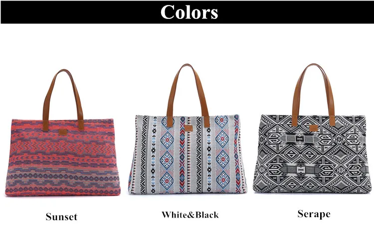 BOHO Gypsy Chic Women Tribal Tote Bag Large Shopper Bag Designer inspired Bohemian Beach BagTravelWeekenderGymMummy Diaper Bag (18)