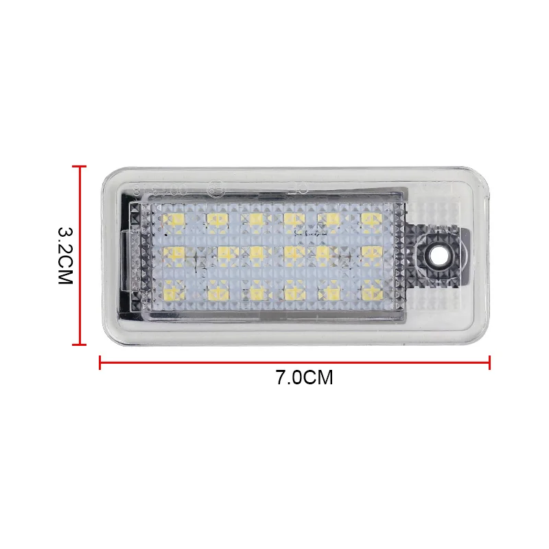 SNCN 2 шт. номерной знак светильник светодиодный заднего номер лампы авто лампы для Audi A4 A6 C6 A3 S3 S4 B6 B7 S6 A8 S8 Rs4 Rs6 Q7 3 Вт 18SMD