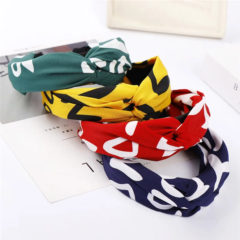 Fashion New Bow Knot Hairband Women Hair Head Hoop Simple Sweet Girls Hair Headband Wholesale Dropshipping H12 (1)