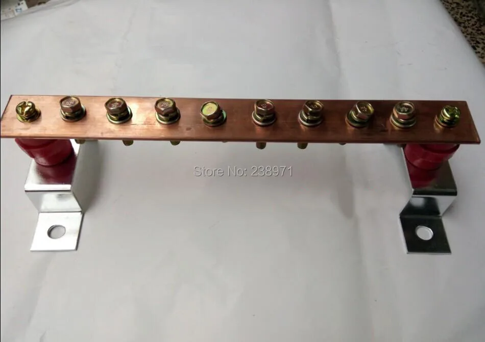 Copper ground bus grounding copper busbar equipotential connection