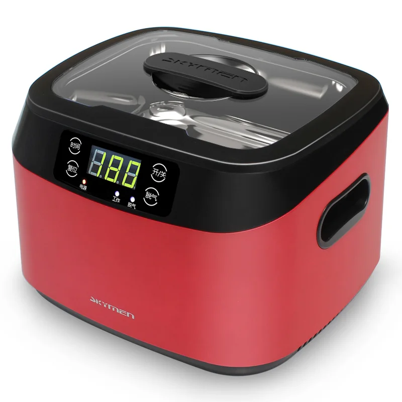 

One-touch Automatic Ultrasonic Cleaner Household Ultrasound Cleaner Degas Features Ultrasonic Bath 1.2L Jewelry Washing Machine