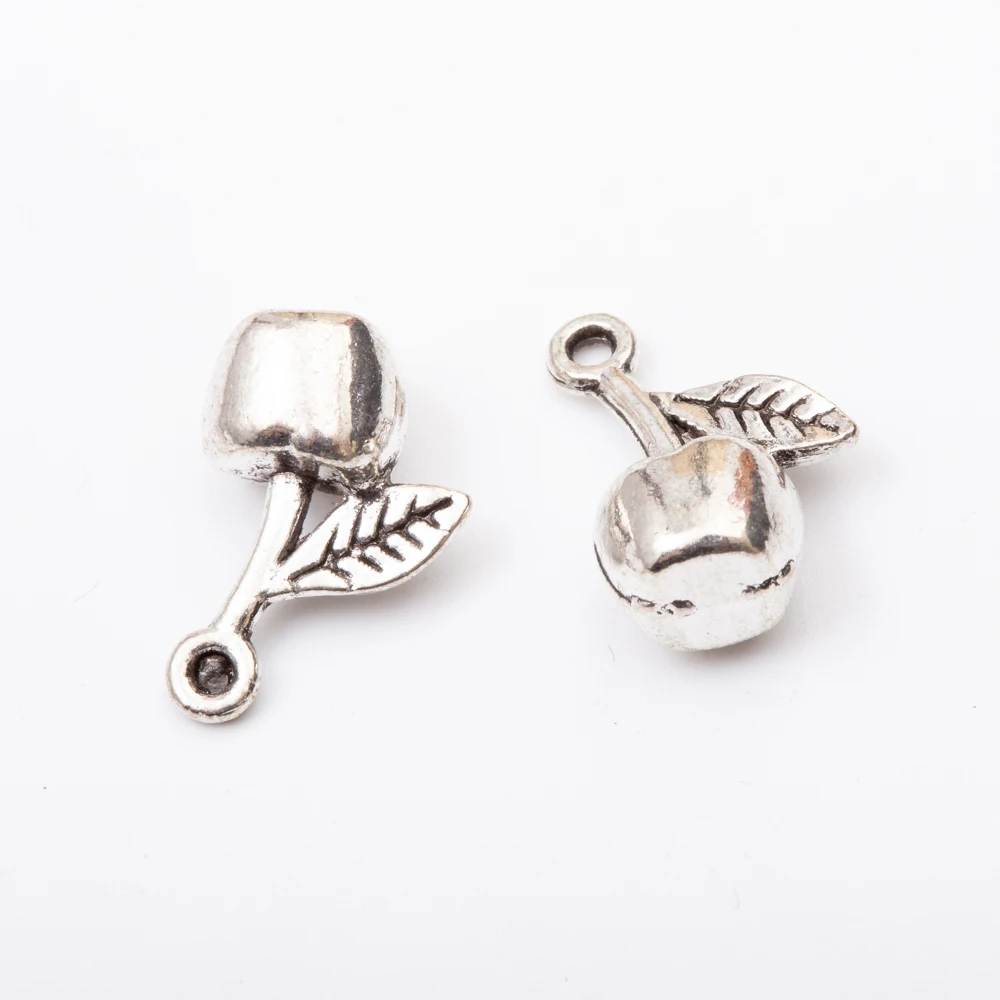 

42pcs Hot selling zinc alloy charms Apple charms for necklace pendant 5576