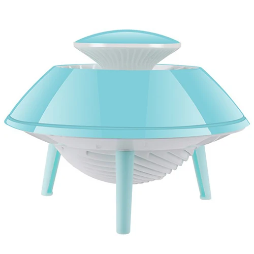 Blue Фотокатализатор USB Mosquito Killer домашний светодиодный москитный убийца Бесшумная Ингаляционная лампа от комаров Tndoor спальня - Цвет: Blue