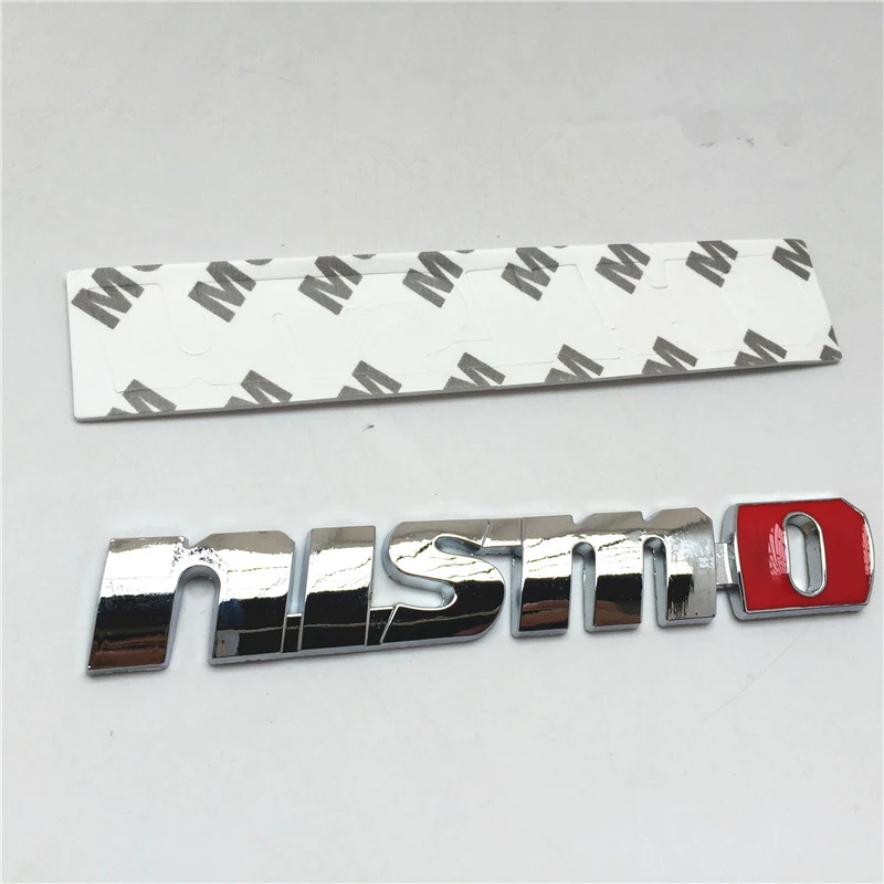 3D Металл Авто Nismo значок наклейка серебристый/черный для Teana TIIDA QASHQAI SYLPHY солнечный стиль эмблема Стикеры