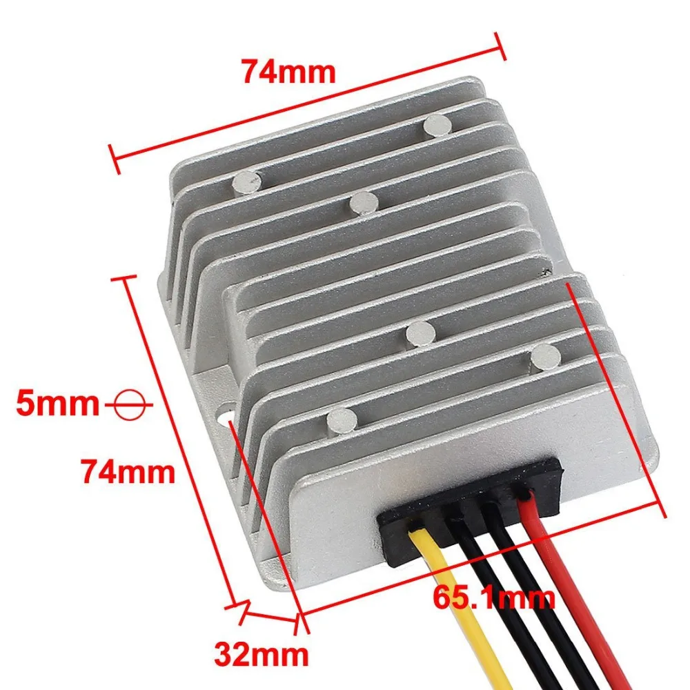 DC 12/24V (10V ~ 32V) понижающий до 5V 30A 150W водонепроницаемый реле напряжения|waterproof power