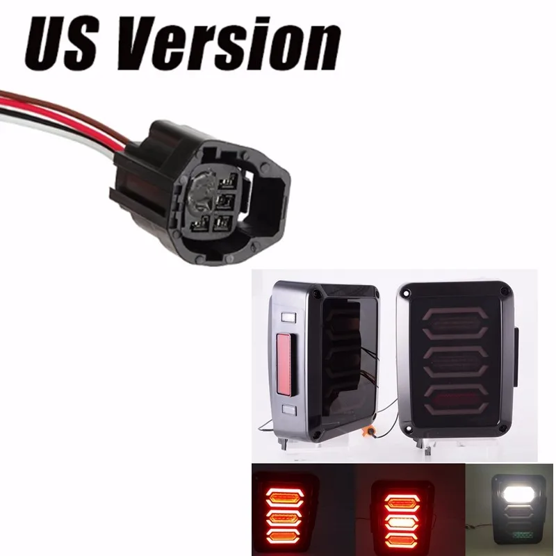 США/EU edition reverser тормозной сигнал поворота светодиодный задний светильник для Jeep wrangler светодиодный задний светильник с тормозом поворотный задний светильник