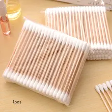 Гигиеническая палочка с двумя головками безопасная удобная сумка белая портативная прочная Чистящая мягкая хлопковая 23 г