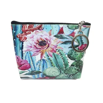

Flower Print Coin Purse Women Girls Printing Flower Snacks Coin Purse Wallet Bag Change Pouch Key Holdersmall purse women