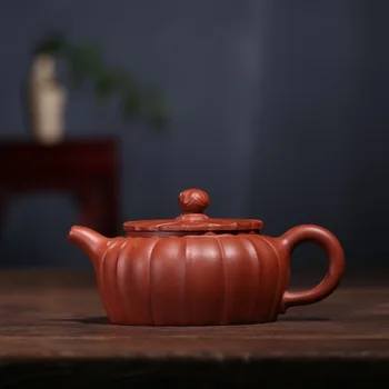 

ore on the top of the yixing kung fu qing disc incense reinforced cement grain corporate gifts to customize the teapot