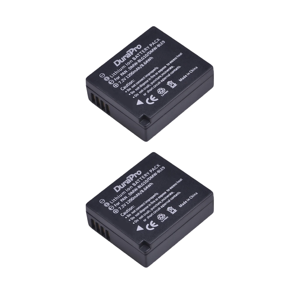 2 предмета DMW-BLG10 BLE9 DMWBLE9 BLG10 Батарея для Panasonic Lumix DMC-GF6 F5 GX7 GX80 GX85 GX7 ZS60 ZS100 Mark II, DMC-LX100 D-Lux