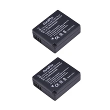 2 Pcs DMW-BLG10 BLE9 DMWBLE9 BLG10 Battery for Panasonic Lumix DMC-GF6 F5 GX7 GX80 GX85 GX7 ZS60 ZS100 Mark II,DMC-LX100 D-Lux