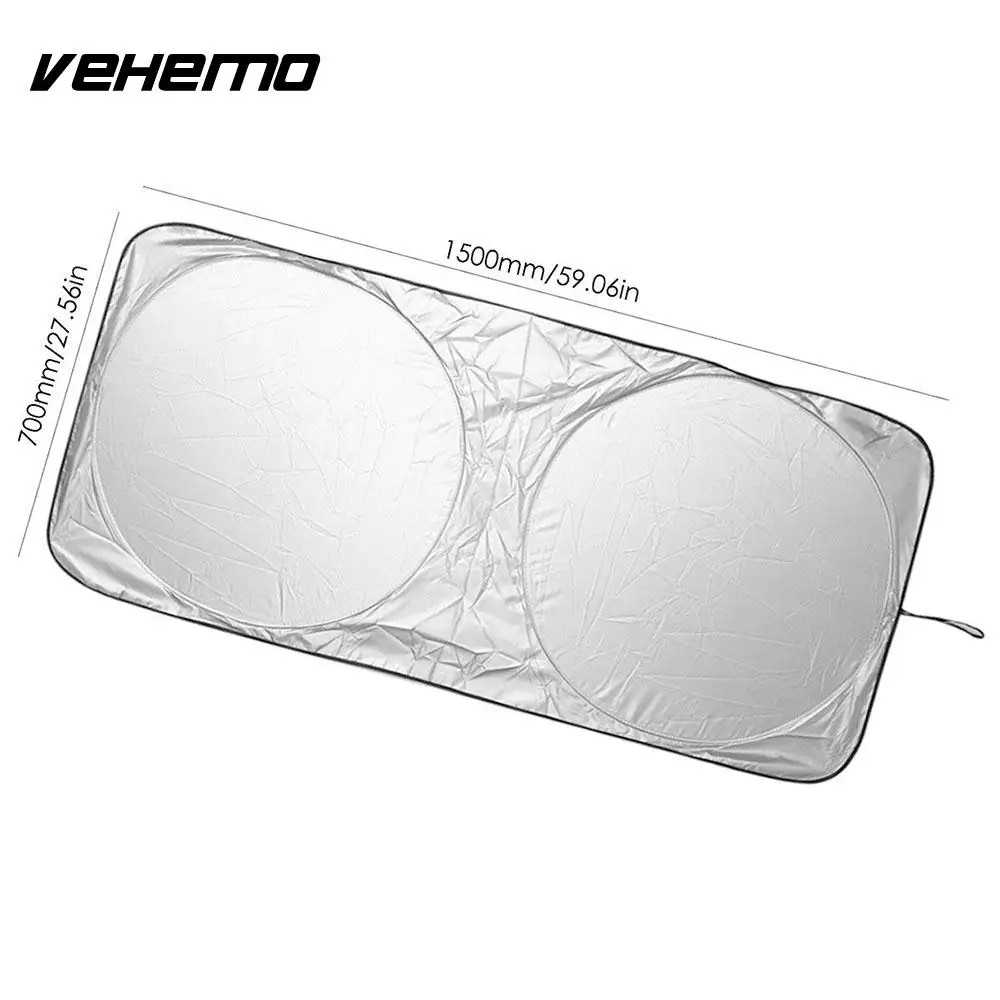 VEHEMO стекло серебро блок Обложка протектор окна охватывает авто солнцезащитный козырек лобового стекла Зонт внедорожник автомобилей Зонт