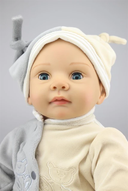 22 Zoll 55 CM Schöne Silikon Reborn Babypuppen Bareheaded bewegliche