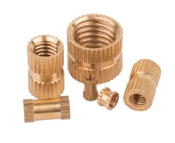 

100Pcs M3*3/4/5/6/8/10-4.2mm Injection Nut Copper Insert Knurled Nuts Knurling Tool