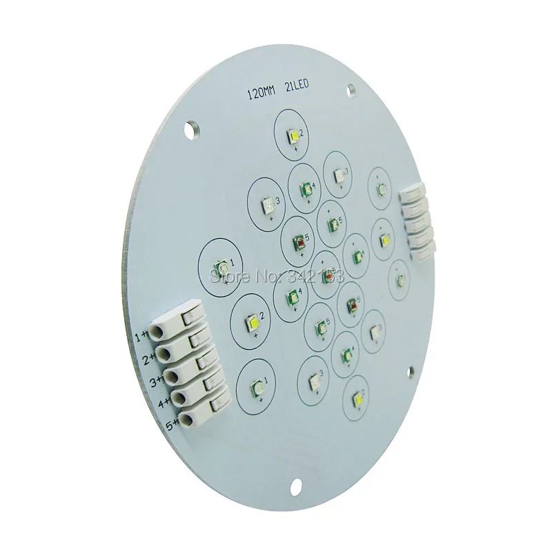 Настройка 5 каналов 21 светодиодов Cree+ Epileds УФ светодиодный излучатель лампа светильник для DIY аквариума лампа для роста растений светильник ings