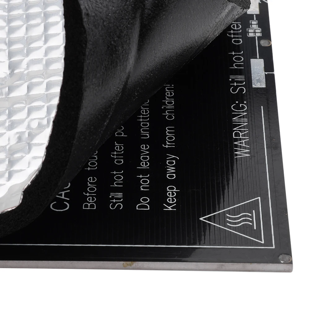 4xHeat Bed Insulation Cotton Foil Self-Adhesive Hotbed Thermal Pad 300*300mm