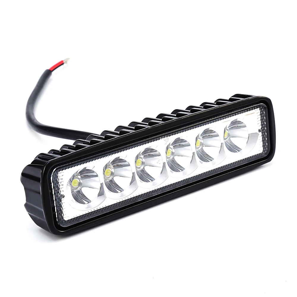New 18W 12V LED Work Light Bar Spotlight Flood Lamp Driving Fog Offroad LED Work Car