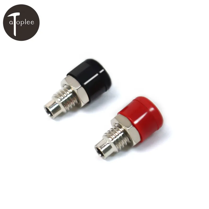 Interesting/®10Pcs Altavoz Amplificador Terminal Vinculante Post para 4mm Banana Plug Socket Conector Hembra