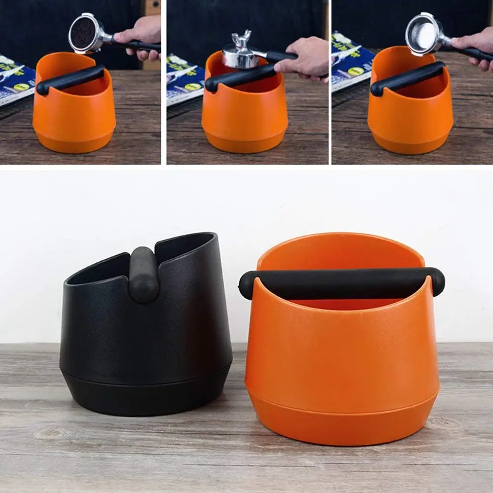 Realand ABS ударно-абсорбирующий эспрессо стук коробка противоскользящая кофе помол свалку мусорное ведро со съемным стук бар для бариста