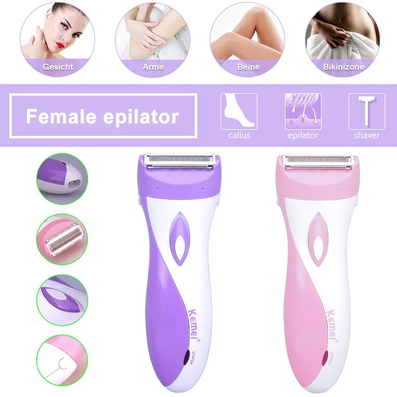 Painless Female Epilator Electric Shaver Hair Remover Body Hair Shave