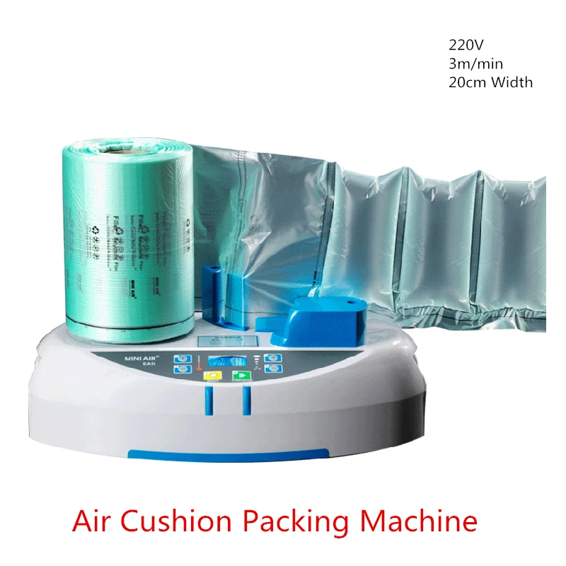 Buffer bubble bag inflator Air Cushion Machine 3m/min 20cm Width for