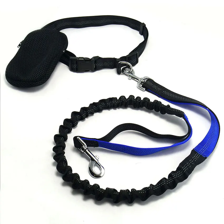 elastic belt running dog leash