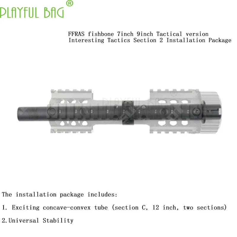 [FFRAS Fishbone] водяной пулемет модифицированный Jinming 9 улучшенный материал AR15 MRE RAS аксессуары для передачи M4 TTM SLR OJ24 - Цвет: Installation package