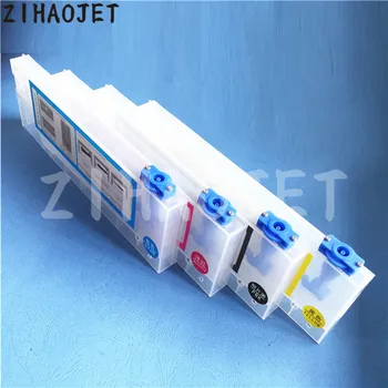 

CMYK 220ml empty cartridge for Roland/Mimaki/Mutoh and other printer bulk ink system CISS cartridge with level sensor
