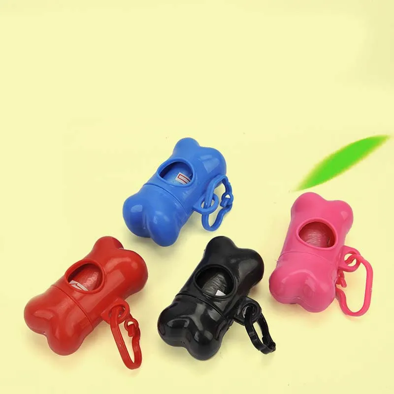 

Pet picking bone type storage box to send a roll of printing garbage bag dog feces bag dog pet dispenser