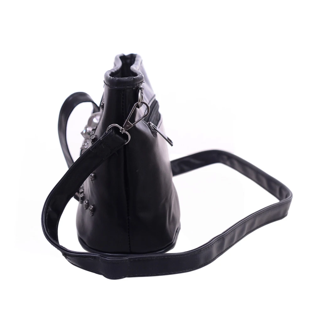 الجمجمة تصميم المرأة حقيبة ساع حقائب اليد حقائب كتف حقيبة مخلب فتاة الأسود الجمجمة حقيبة crossbody Bolsas Borse Feminina