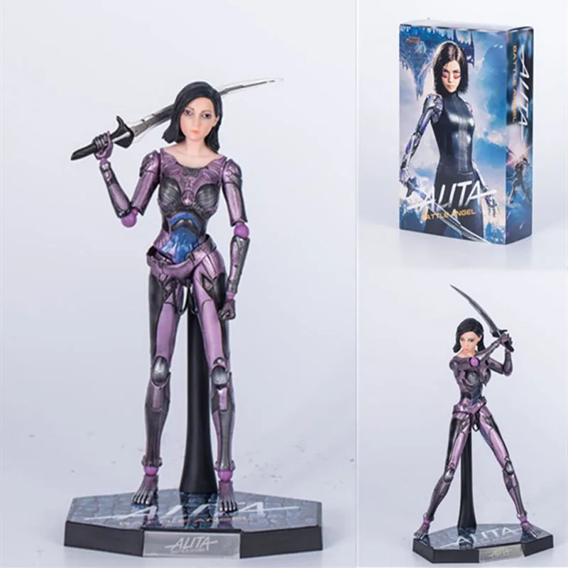 

GZTZMY 25CM new Film Alita Battle Angel Action Figure Alita PVC Action Figures toy Anime figure Toys For Kids children Christmas
