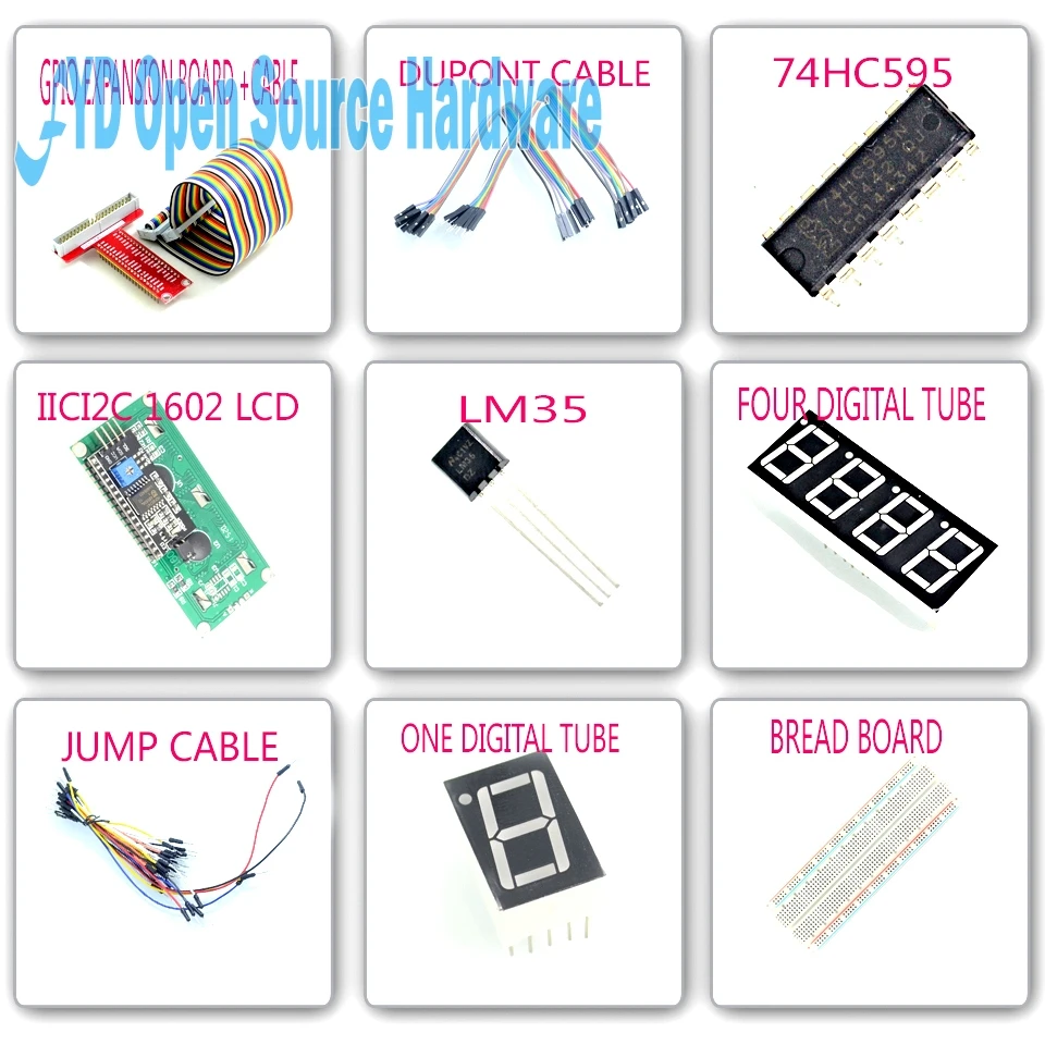 

2016 Recent Starter Learning Kit for Raspberry Pi 3 Pi 2 Model B / B +