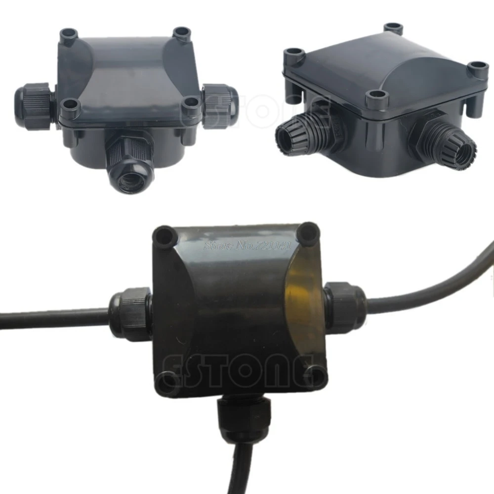 

IP 68 Waterproof Protection Building DTY Connectors 3 Cable Wire Junction Box