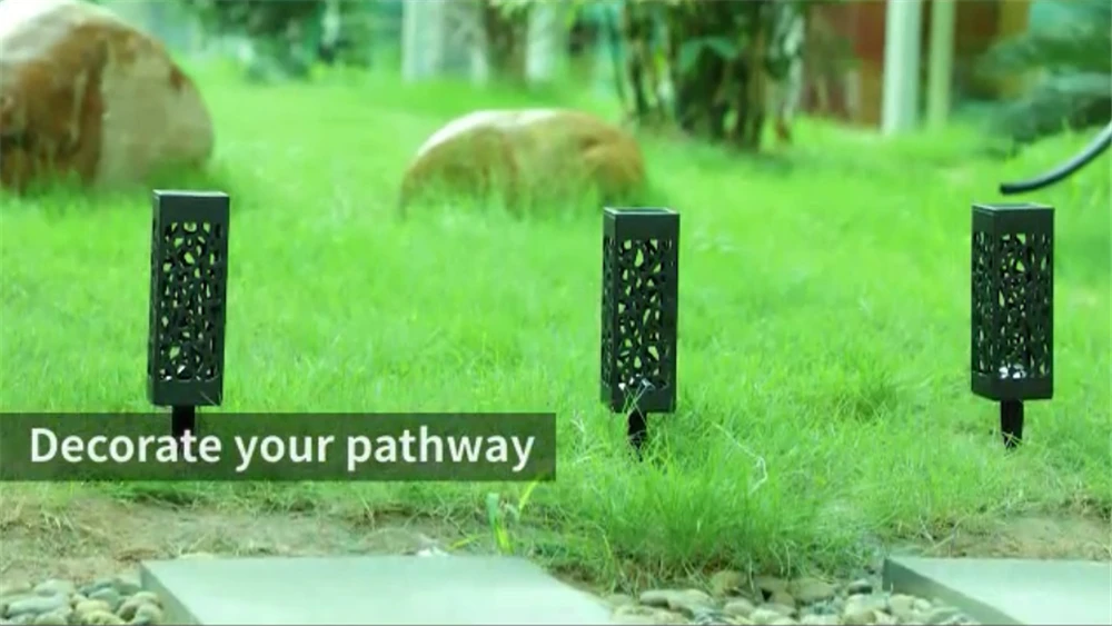 Solares do Jardim do Diodo Emissor de Luz dos Pces Emissor de Luz Automático para o Pátio a Jarda e o Jardim Luzes Postas Diodo 8 9 Luminárias gramado
