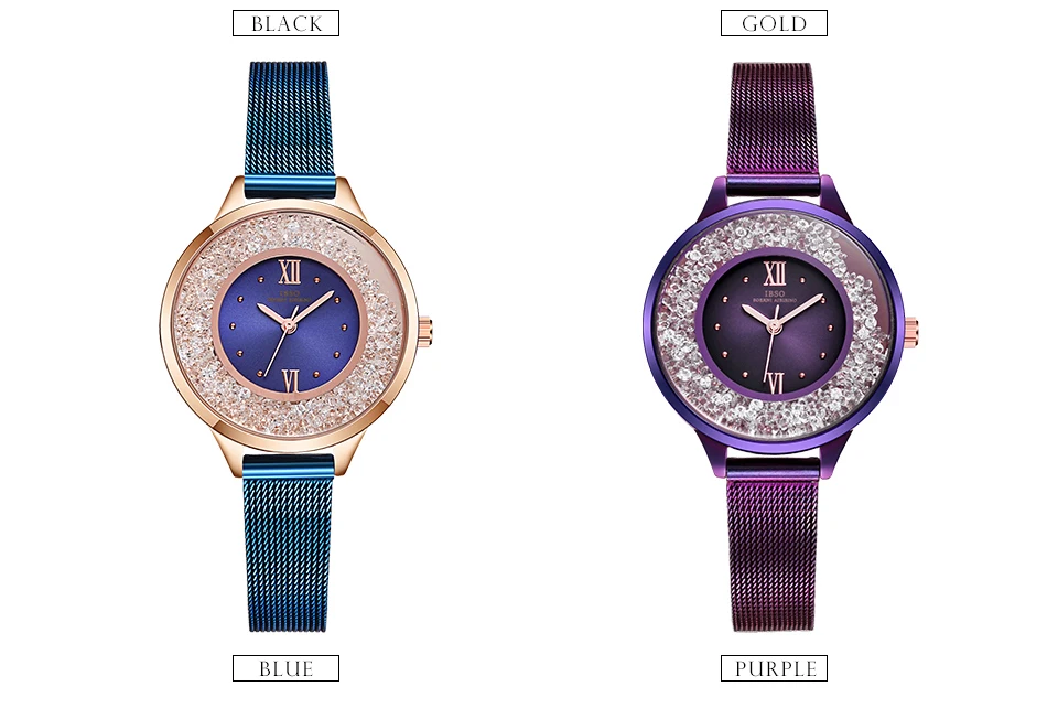 IBSO Brand Women Fashion Watch 2018 Mesh Strap Watch Female Watch 07