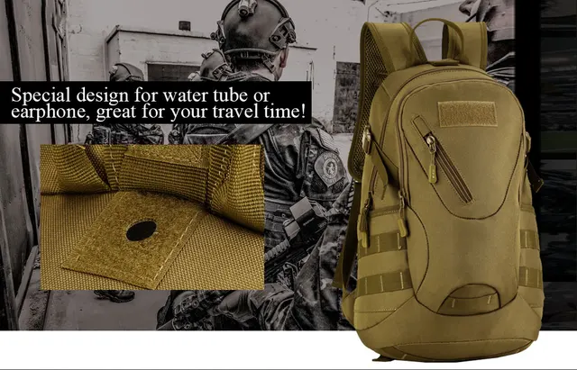  HDE Mochila militar táctica 20L MOLLE Bug Out Bag Mochilas de  supervivencia : Deportes y Actividades al Aire Libre