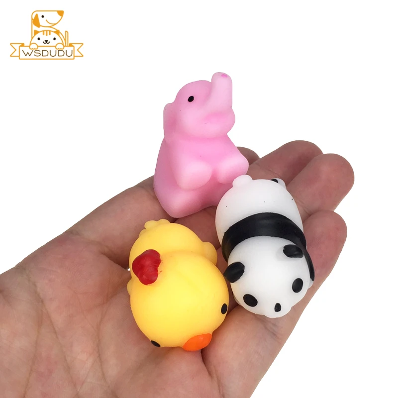 

Panda Japan Fat Cat Chick Animal Squishy Ball Toy Pig Elephant Polar Bear Cute Cartoon Slow Rising Press Antistress Squeeze Soft