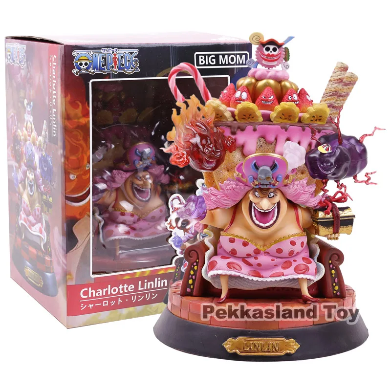 Аниме one piece Big Mom Charlotte Linlin ПВХ фигурка Коллекционная модель игрушки