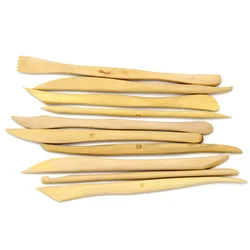 10 PCS Clay Sculpture Tool set Carving DIY Wooden Pottery Ceramic Tools for Lovers DIY Art Craft Shaping Clay Accessories
