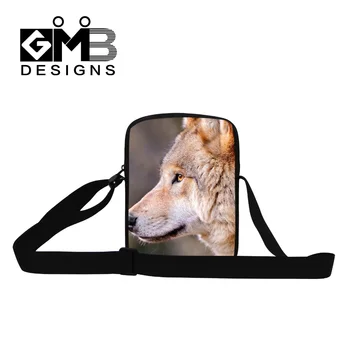 

Dispalang 3D Animal Children Messenger Bags Cool Wolf Print Kids Shoulder Bag Small Mens Mini Travel Bags Bolsa Feminina Mujer