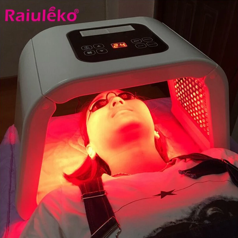  7 Colors PDF Led Light Therapy Skin Rejuvenation Device Spa Acne Remover Anti-Wrinkle Red Blue Yell - 32957117455