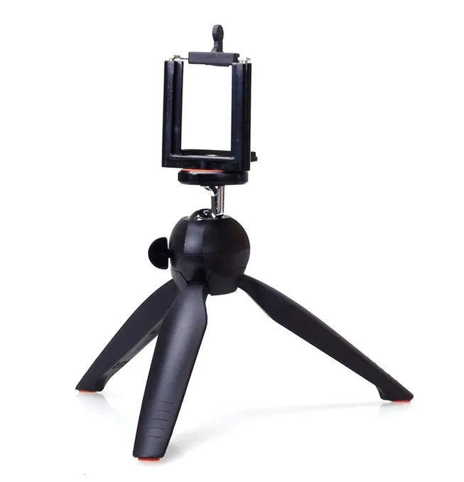 

Photo YT-228 YUNTENG 228 Mini Tripod+Phone Holder Clip Desktop Tripod Digital Camera phone DV Gopro