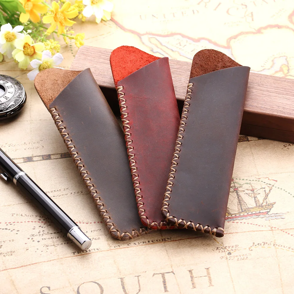 Leather Pen Pouch Holder Pencil Bag Case Fountain/ballpoint AliExpress