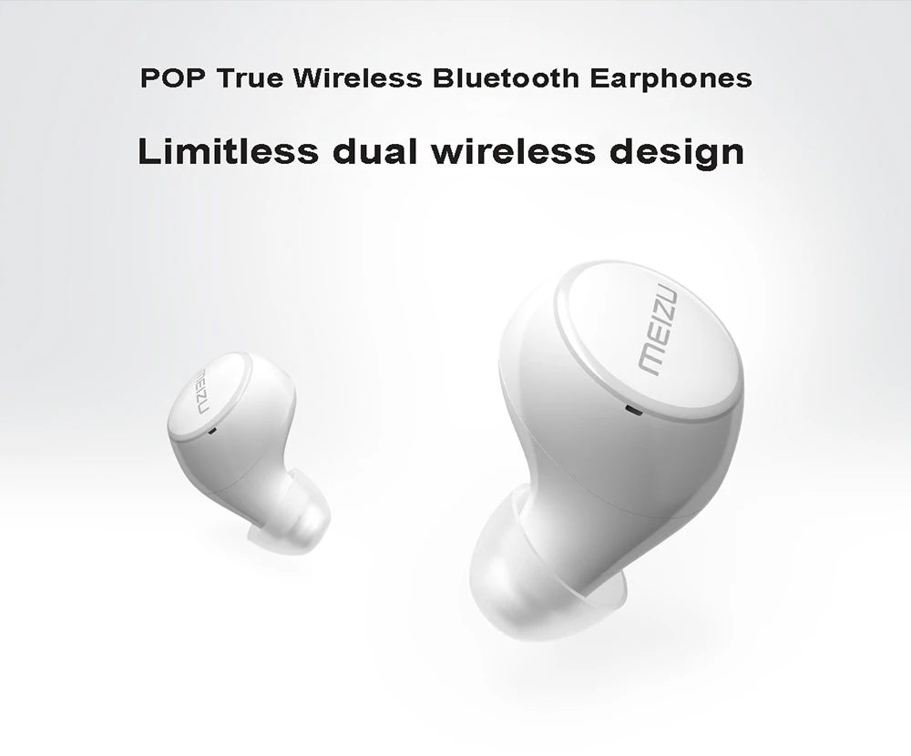 MEIZU POP TW50 TWS Earbuds True Wireless Bluetooth Earphones Sport Earphone Waterproof In-Ear Headset With Wireless Charging