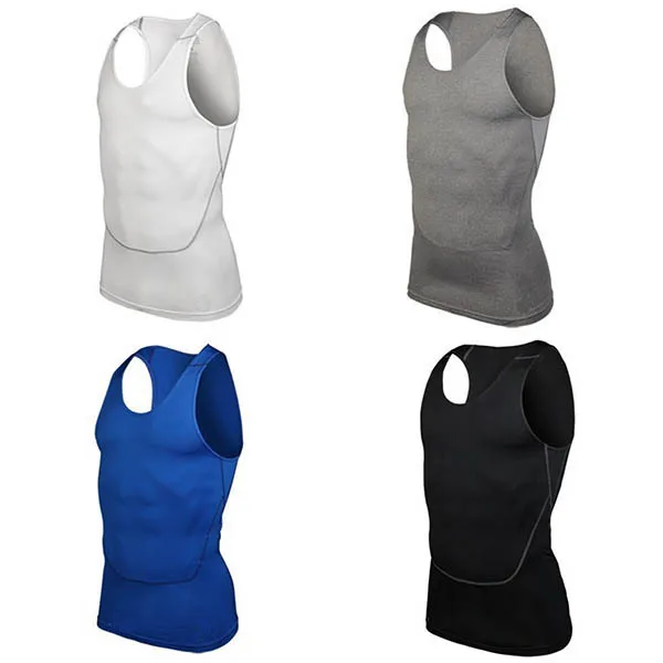 Мужская компрессионная майка эластичная Базовая спортивная одежда|tank top|men tank