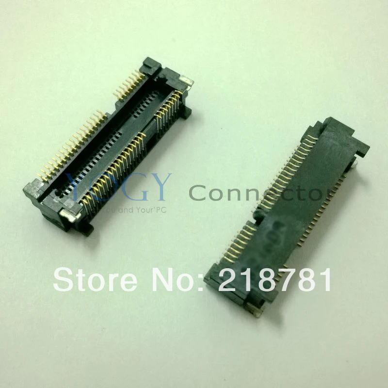 

1x New Original 52 PIN 6.8 H Height 6.8mm Mini PCI-E PCIE Slot Connector Socket for Laptop Lenovo Wireless Network Card