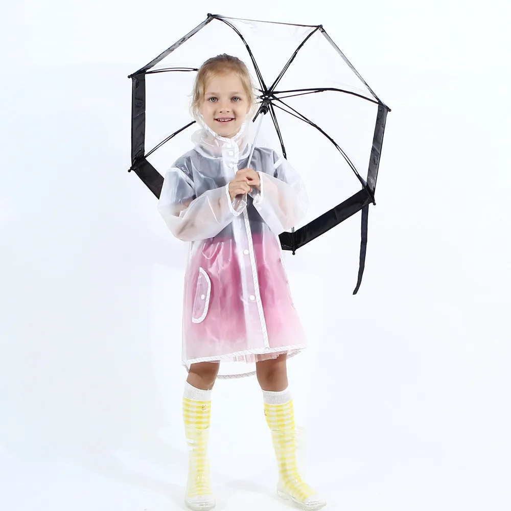 ARLONEET/Детский водонепроницаемый дождевик для мальчиков и девочек; прозрачный дождевик с бахромой и 3D-принтом динозавра; легкая дождевик; куртка EVA CJ02