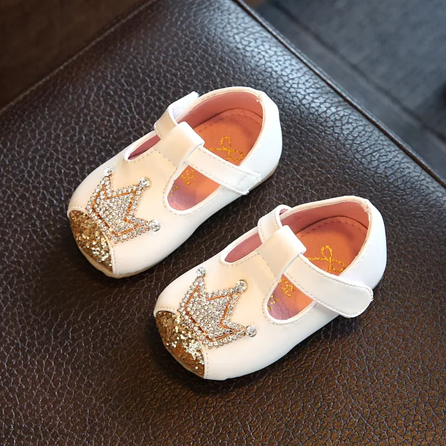 Kids Baby Girls Shoes Children Fashion Princess Rhinestone Shoes Infant