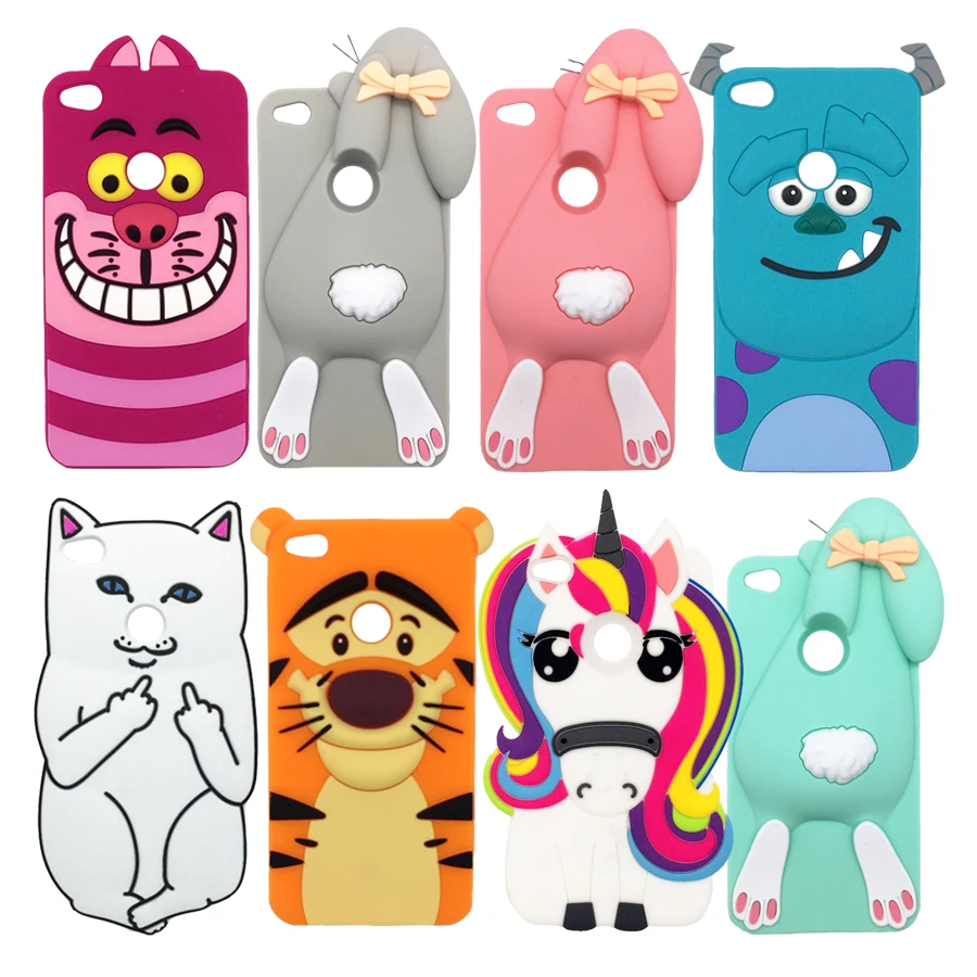 

For Huawei P8 Lite 2017 Phone Cases Honor 8 Lite Cover Silicone Soft Unicorn Minnie Rabbit 3D Back Fundas P8 Lite (2017) 5.2inch